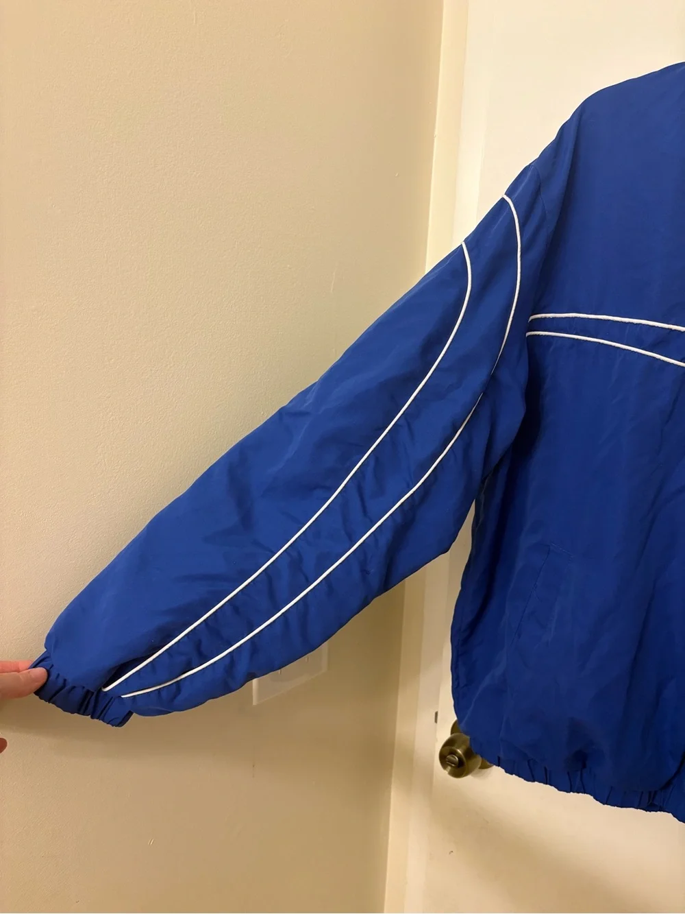 VTG Kentucky Wildcats Windbreaker Pullover XL 58 Sports Blue V-Neck Jacket NCAA